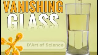 How to VANISH GLASS | Refraction Magic | dArtofScience
