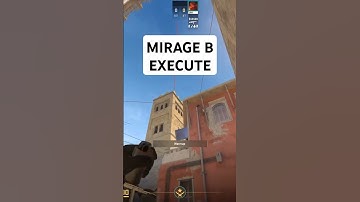 MIRAGE B EXECUTE GUIDE #cs2 #counterstrike #counterstrike2 #mirage  #smoke #guide #viral #gaming