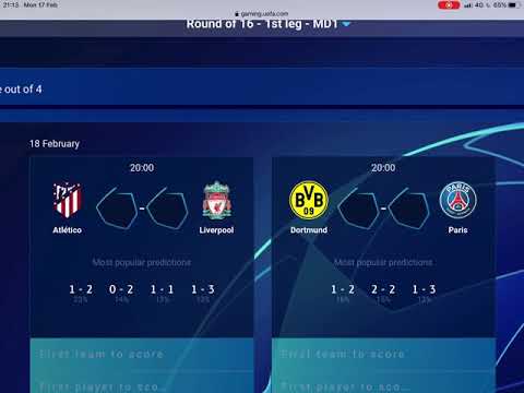 2019 2020 Uefa Champions League Round Of 16 Knockout Stage