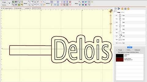 Instructional Video making a key fob with Stitch Artist