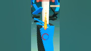 Stack Ball level 228 | android,iOS gameplay | #Shorts #Games offline games |RIDER0496