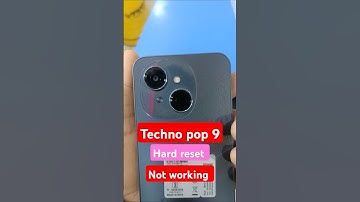 Tecno pop 9 hard reset not working #pop9hardreset #pop9frp