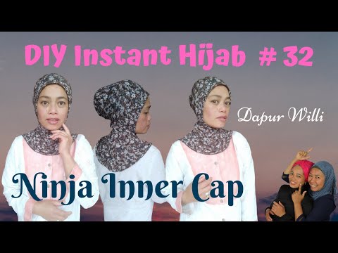 #DIY #Ninja #InnerCap (ninja #underscarf) #Jilbab #dalaman / #Ciput