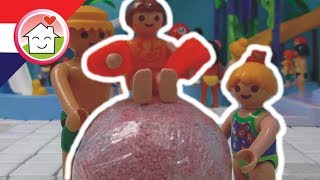 Playmobil filmpje Nederlands Mega Bal Dag in het Aquapark  Familie Huizer