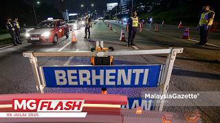 Dua Pelajar Rempuh Polis Elak Sekatan Jalan Raya Dicekup #MGFlash Dua Pelajar Rempuh Polis Elak Sekatan Jalan Raya Dicekup #MGFlash