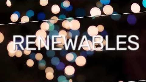 Renewable energy - More than meets the eye