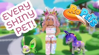 Every Shiny Pet In Ropets Revealed Roblox