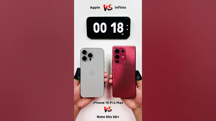 iPhone 15 Pro Max vs Infinix Note 50s 5G+ Speed Test Comparison #shorts #smartphone