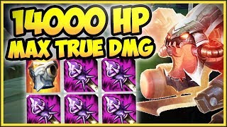 5 ROA + ONE STONEPLATE CHALLENGE = ONE SHOT ANY ENEMY! CHO'GATH TOP GAMEPLAY! - League of Legends