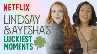 Lindsay Lohan And Ayesha Curry Share Their Luckiest Moments | Irish Wish | Netflix