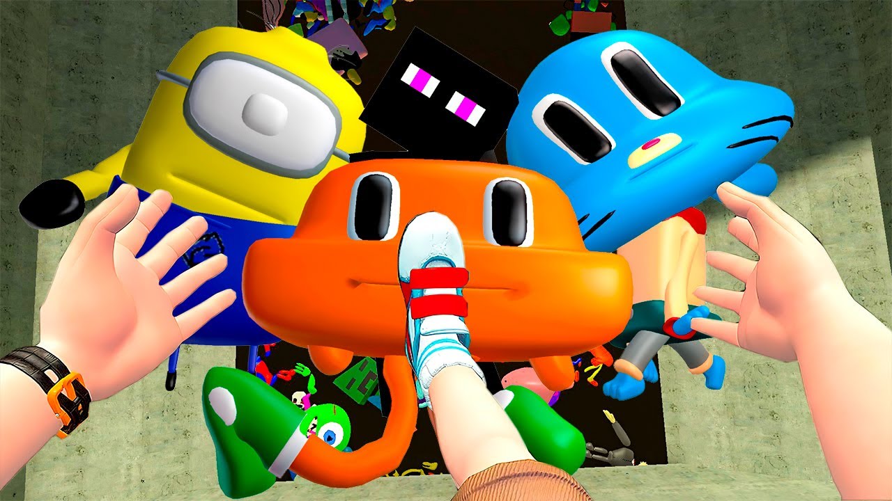 3D MEMES FALL INTO POOP TOILET! SPARTAN MEGA KICKING [V6] 3D SANIC ...