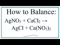 Balancing Chemical Equations with Polyatomic Ions