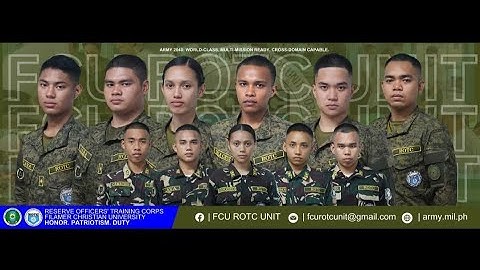 Filamer Christian University ROTC Unit Promotional Video