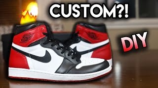 How To: Jordan Black Toe Custom From Yin Yang 1