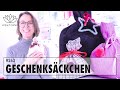 kostenloses Schnittmuster für eine nachhaltige Geschenkverpackung | einfach nähen