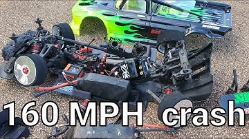 Arrma Infraction 160 mph crash