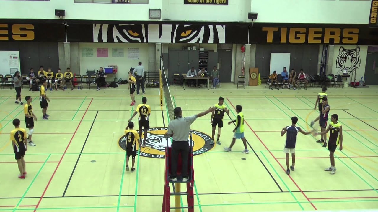 AES Boys JV Volleyball vs YMCA October 23, 2015 YouTube