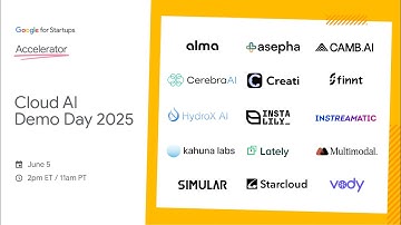 Google for Startups Cloud AI Accelerator Demo Day