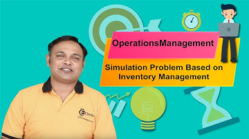 Simulation Problem Based on Inventory Management - Simulation - Operations Management CMA Inter