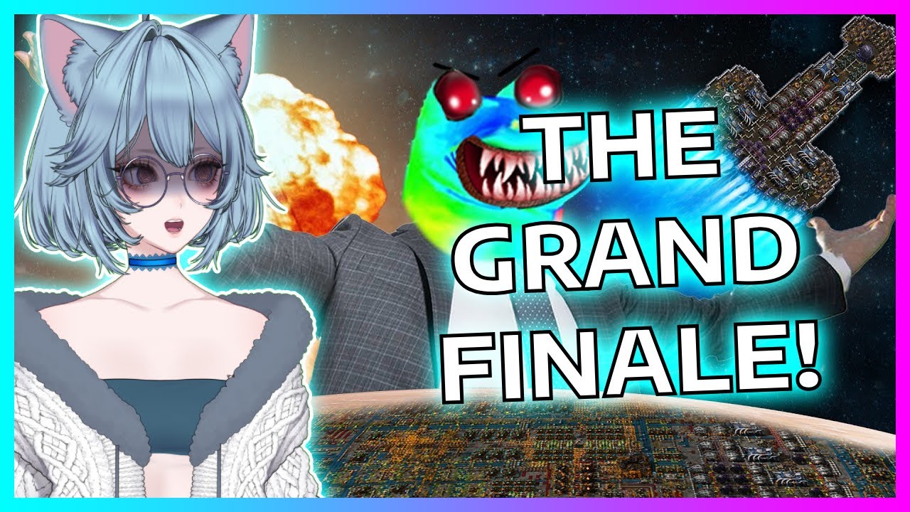 ГРАНДИОЗНЫЙ ФИНАЛ!!! | Реакция VTuber на Martincitopants Factorio