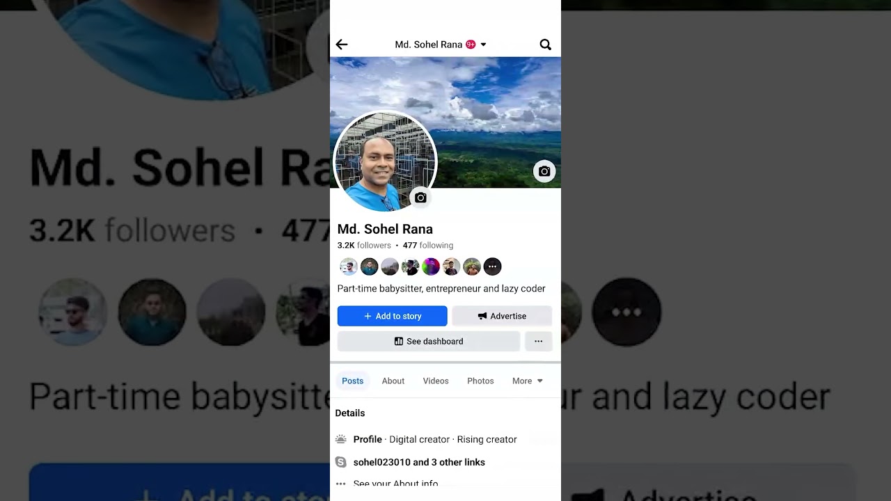 FT EDUCATION- copy profile url in Android in facebook app