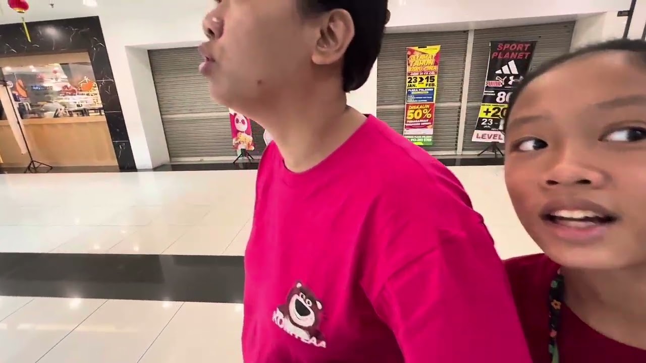 Gara2 nak beli kasut sukan anak sampai di#SPORT PLANET👍👍🤣🤣