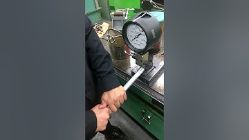 Pencil injector on pop tester