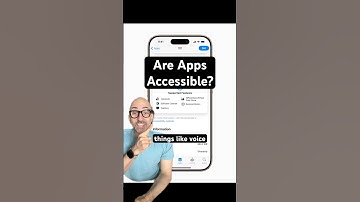 Are Apps Accessible? #disability #accessibility #apple #apps #AppStore