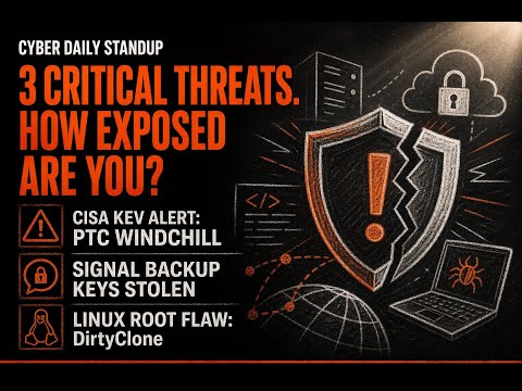 Critical PTC Windchill RCE + DirtyClone Linux Flaw [Threats Now]
