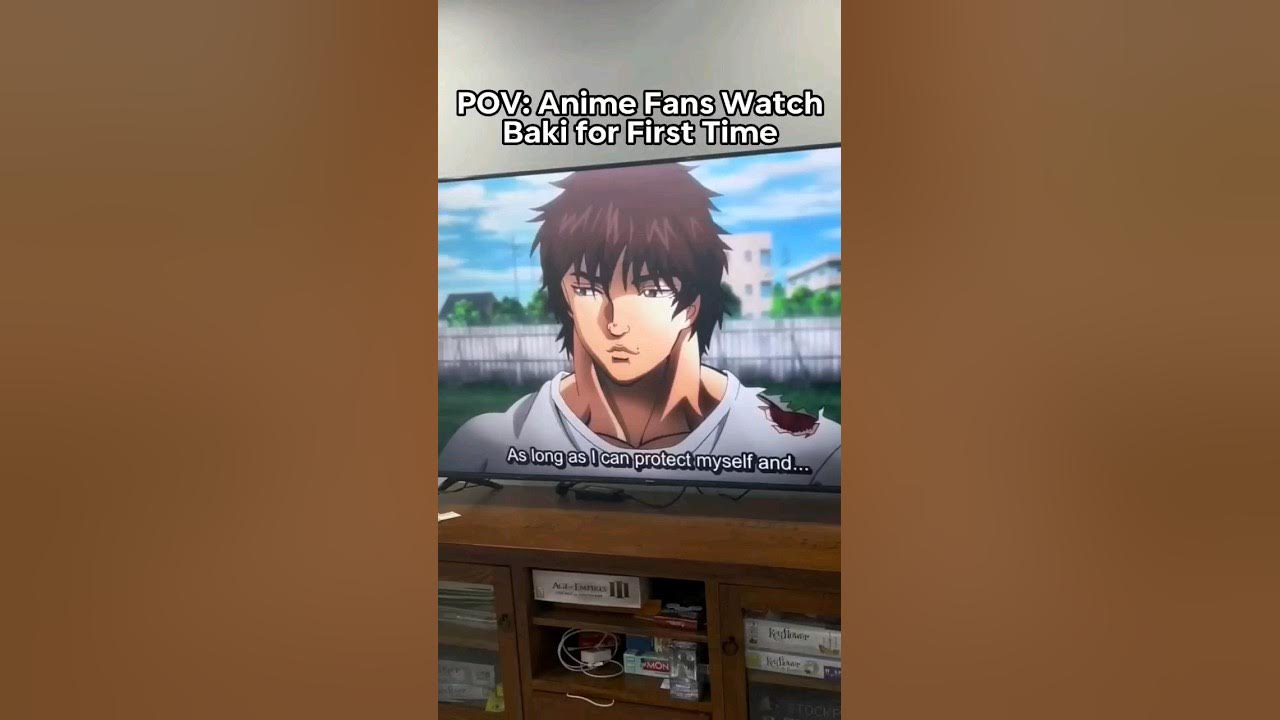 Baki Hanma finally lets his body to be free 🥶 #anime #baki #fyp