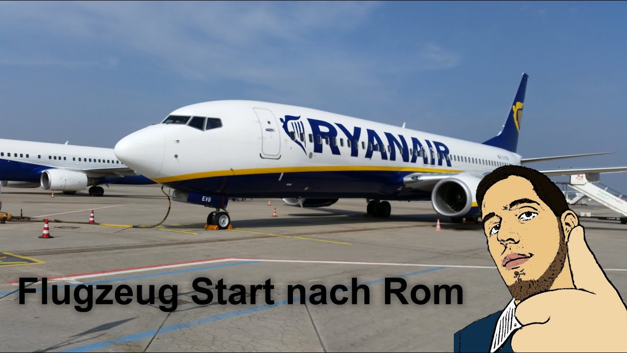 Flugzeug Start Frankfurt Hahn Nach Rom Uhd Youtube