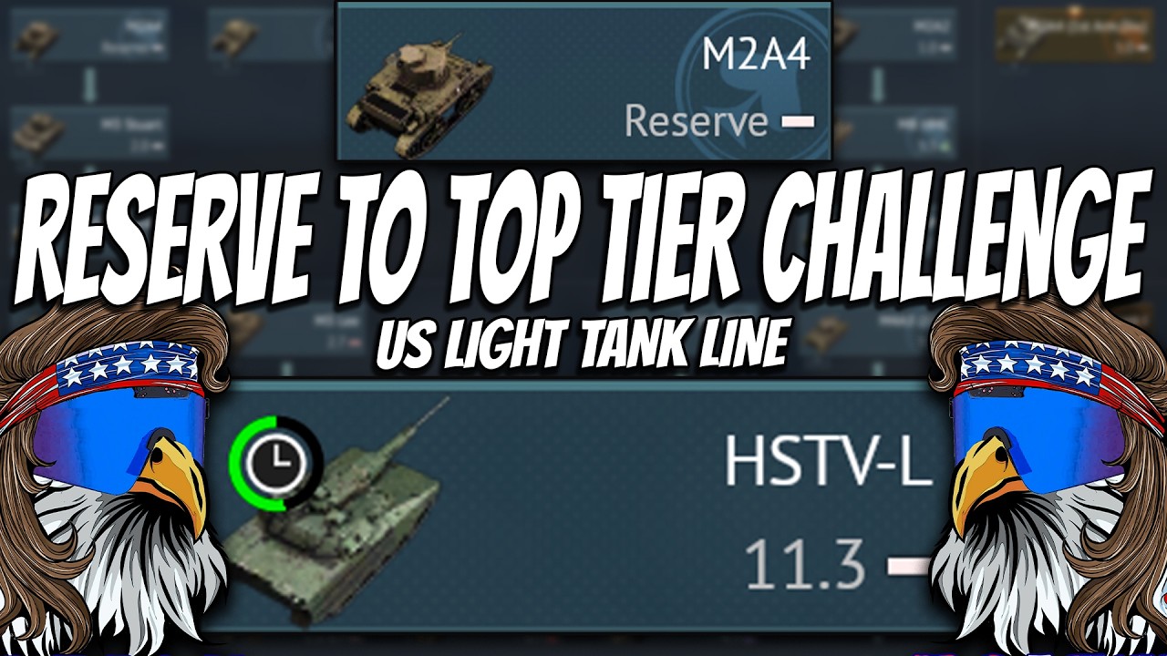 Playing the ENTIRE US Light Tank Line - Reserve to Top Tier