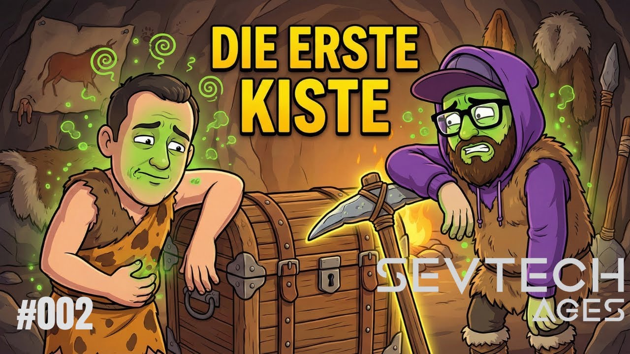 Endlich Ordnung! Unsere erste Kiste in der Steinzeit 📦 | SevTech: Ages 