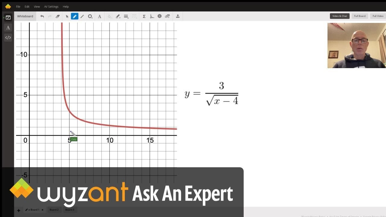 Domain and Range of a Rational function - YouTube