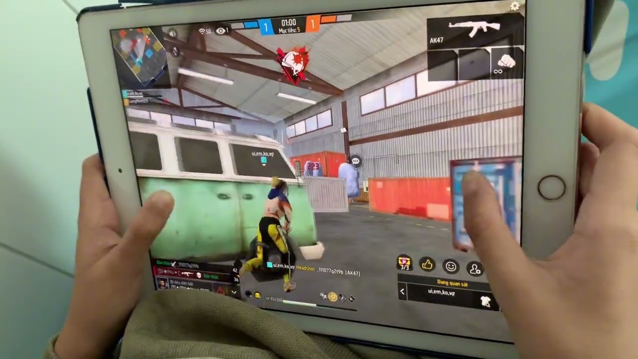 Free Fire săn top 1 độc lang chiến 