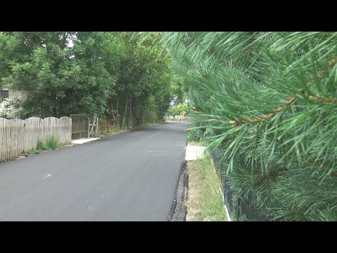 Nowy asfalt na ul. Wisznickiej w Sławatyczach Nowy asfalt na ul. Wisznickiej w Sławatyczach