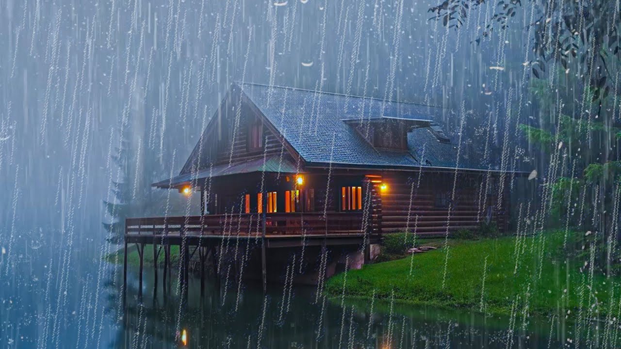 Pioggia Rilassante per Dormire Velocemente e Liberare la Mente 🌧 Forti ...
