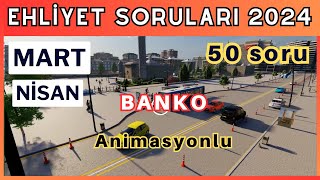 Ehliyet Sınav Soruları 2024 | Mart, Nisan Çıkmış Ehliyet Soruları