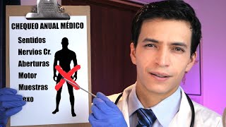 ASMR Chequeo Médico Completo Anual - Limpieza de oídos, Nervios Craneales