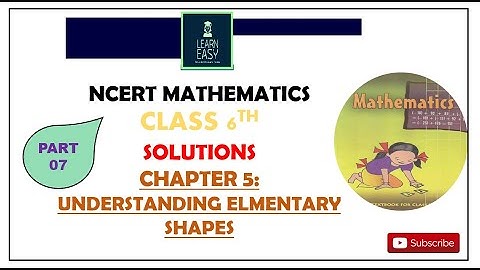Chapter 5:Understanding elementary shapes|Ex 5.7|Class 6th|Maths Ncert Solutions|CBSE Based learning