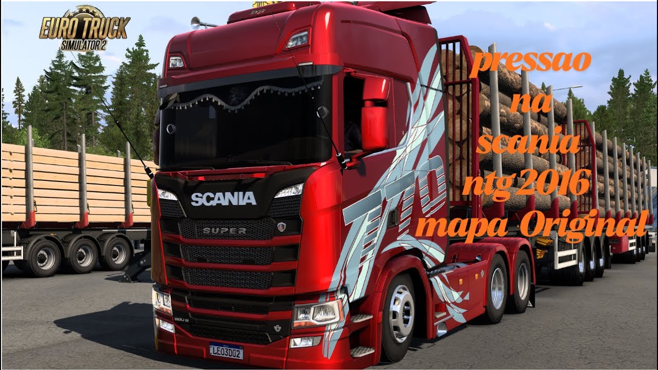 Botando Pressão Na  Scania NTG 2016  mapa Original! v1.58