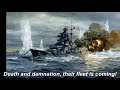 Bismark Sabaton English Lyrics + Subs + Additional Combat Scenes