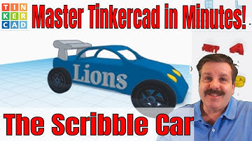 Fast and Fun! Whip up your own Tinkercad Scribble Car in Minutes!