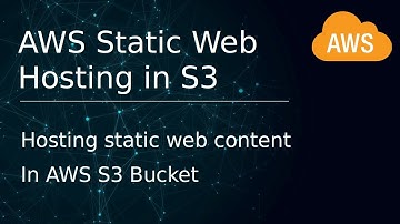 [ AWS 19 ] Running a static website in AWS S3