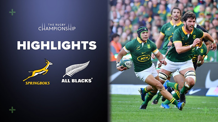 HIGHLIGHTS | South Africa v All Blacks | Cape Town, 2024