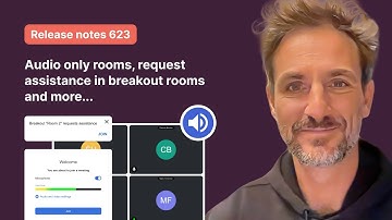 Digital Samba 623 - Audio Only Rooms and Request Assistance Feature