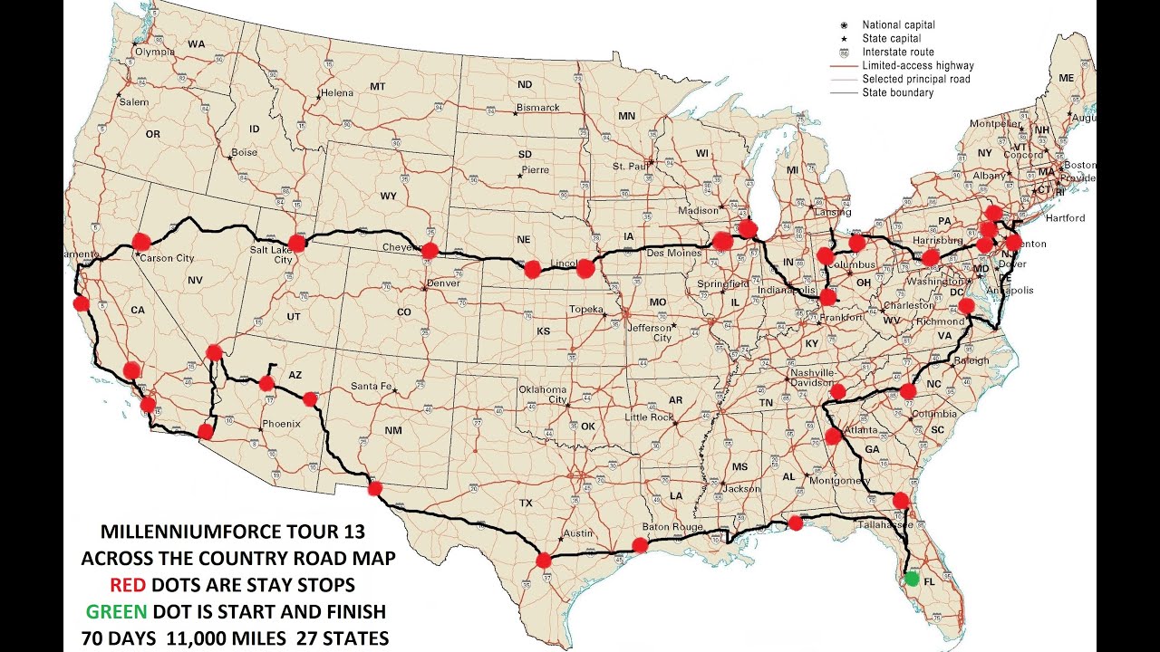 Millenniumforce Tour 13 Across The Country 2021 Dates And Places