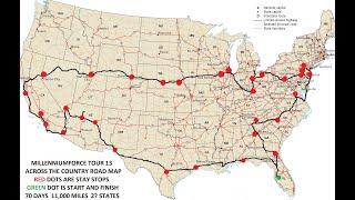 Millenniumforce Tour 13 Across The Country 2021 Dates And Places