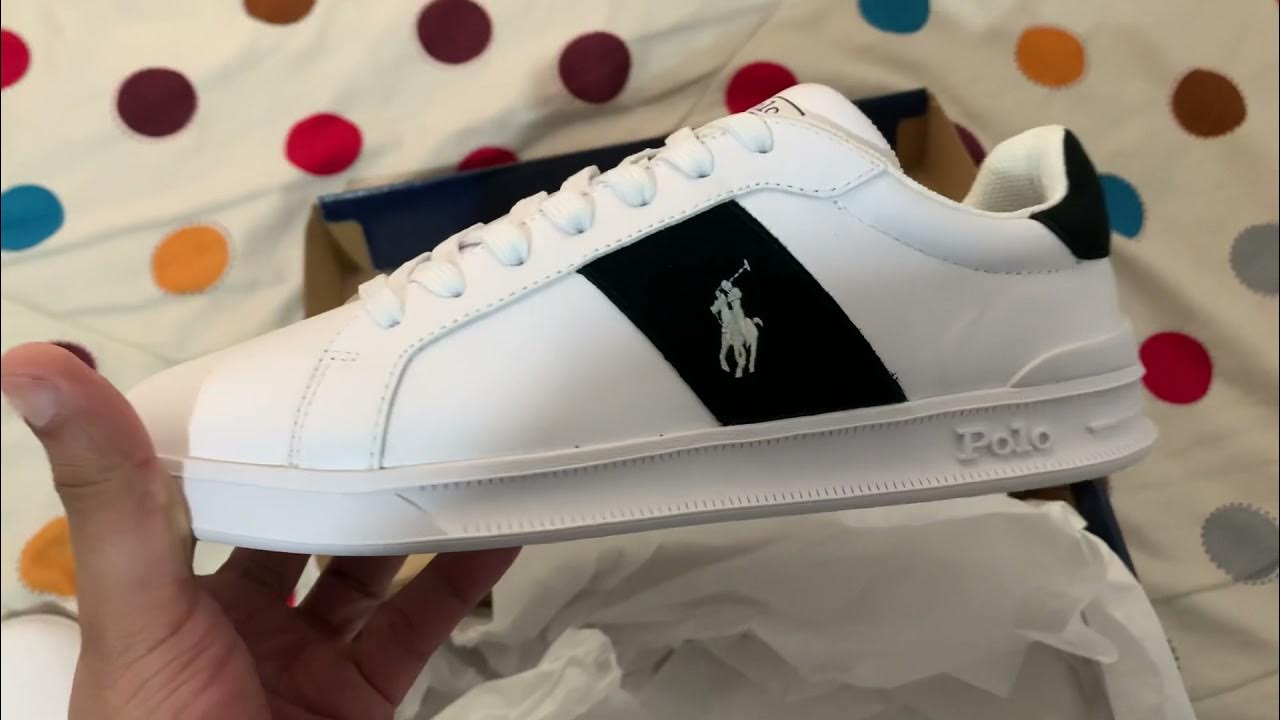 Shoes Polo Ralph Lauren Heritage Court II Leather - YouTube