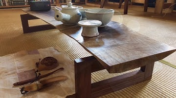 Walnut Coffee & Tea Table 호두나무 티 테이블